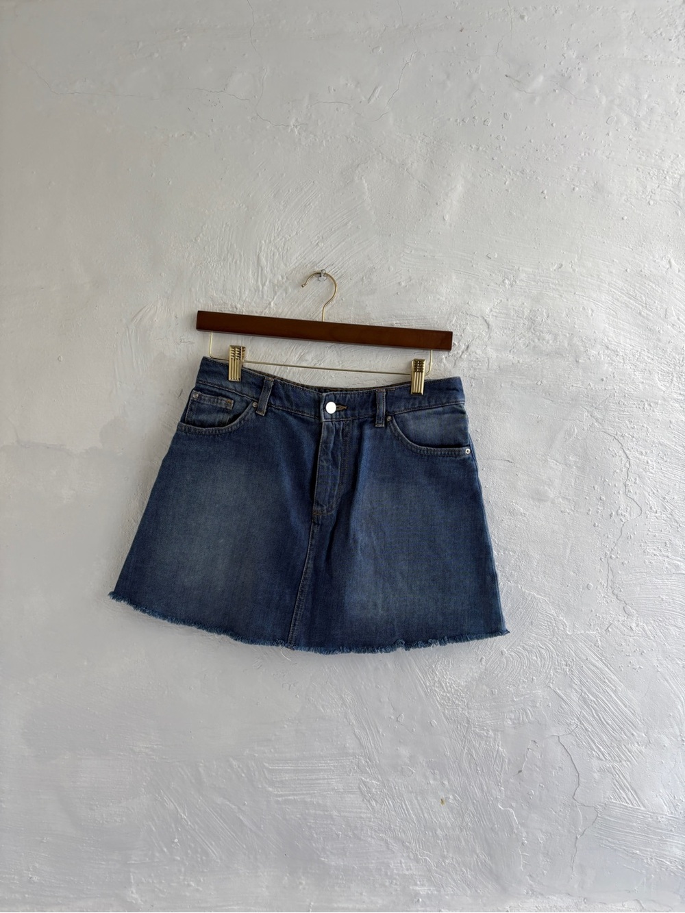 H&M 100% cotton denim skirt